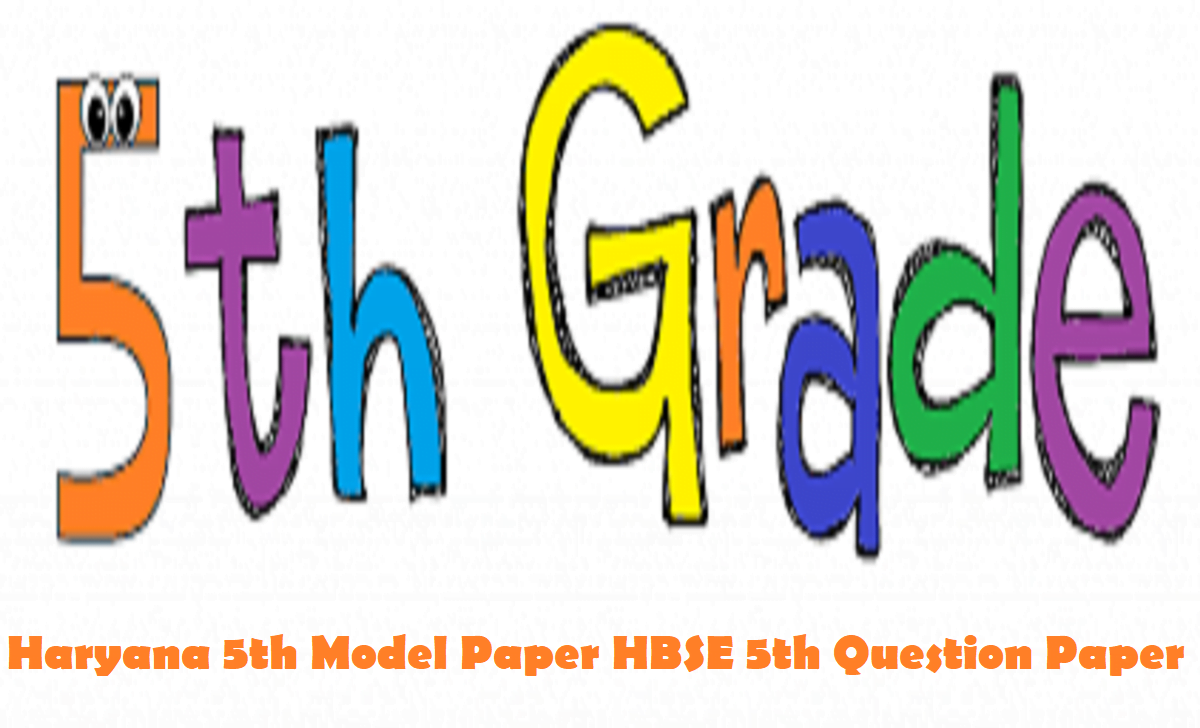 Haryana 5th Model Paper 2021 HBSE 5th Question Paper 2021