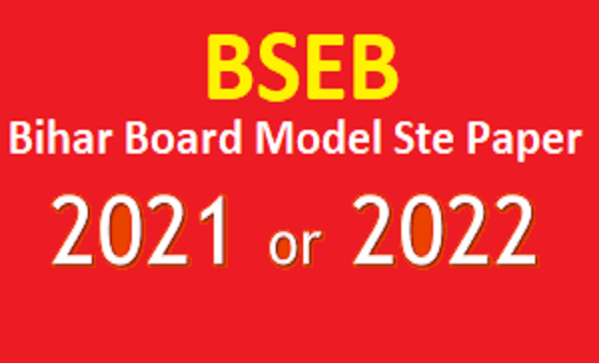Bihar Board 10th Model Paper 2021 Bihar Board Xth Question Paper 2021 BSEB Matric Previous Paper 2021